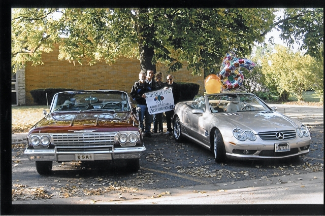 Old and newer cars ready for Homecoming parade-2007
